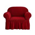 1seater Turkey Elastic Sofa Cover maroon colour. 