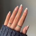 24PCS Black Matte Leopard Wearing False Nail Tips Stiletto Cow Pattern Detachable Nails Full Cover Girls Press on Nails Art. 