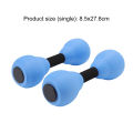 Foam Water Barbells, EVA High Elasticity Water Floating Dumbbells Bright Color for Strength Training. 