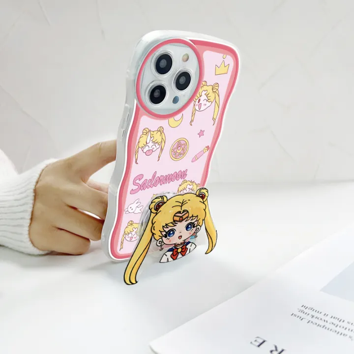 BILI%20for%20Vivo%20S1%20Pro%20Back%20Cover%20With%20Free%20Ring%20Holder%20Beauty%20Sailor%20Moon%20Soft%20Transparent%20Colorful%20Wavy%20Phone%20Cases%20-%20Image%205