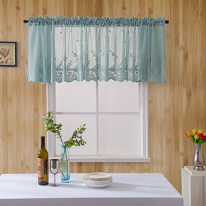 Lace%20Short%20Curtains%20Heat%20Light%20Blocking%20Rod%20Pocket%20Sheer%20Curtains%20For%20Kitchen%20Basement%20Bedroom%20Decor%20-%20Image%204