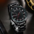 CURREN 8406 Stainless Steel Men Quartz Waterproof Watches for Men.