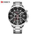 CURREN 8309 Watches For Men Stainless Steel Band Quartz Wristwatch Fashion Brand Chronograph and Calendar Male Clock Hombre. 