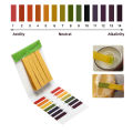 GC 80 Strips Test Paper 1-14 Ph Wide Range Ph Monitoring For Testing Soil Soap Pet Food Swimming Pool Water Diet.