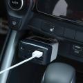 Universal Fast Charging Socket DC 12V/24V to AC 220V DC-AC Converter Car Inverter Power Adapter. 