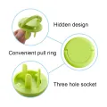 10 Pcs (5 Pcs 2 Pin 5pcs 3 Pin)Child Safety Protection Socket Plug Protector Baby Electric Shock Protection Power Supply Cover Anti-Electric with Hidden Pull Handle Outlet Covers. 