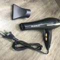 Kemey KM- 2376 3000W ( 2 in 1 ) Powerful-Professional-Heavy-Duty-Hair- Dryer-for-Unisex - Black.