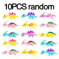 5-20PCS Catapult Launch Dinosaur Fun Tricky Chick Practice Chicken Elastic Flying Finger Birds Sticky DecompressionToy MuXiaRe.