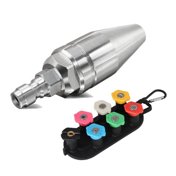 Turbo Nozzle for Pressure Washer Rotating for Hot and Cold Water