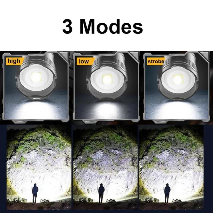 Powerful%20ST-35%20LED%20Flashlight%20Battery%20Display%20USB%20Rechargeable%20LampTelescopic%20Zoom%20Torch%20Light%20Outdoor%20Camping%20Flash%20Light%20-%20Image%202