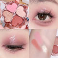 Clover Eyeshadow Palette Dreamy Eye Makeup Lucky Clover Four-color Pearlescent Matte Makeup Makeup Palette Shining And Charming BruberryBeE. 
