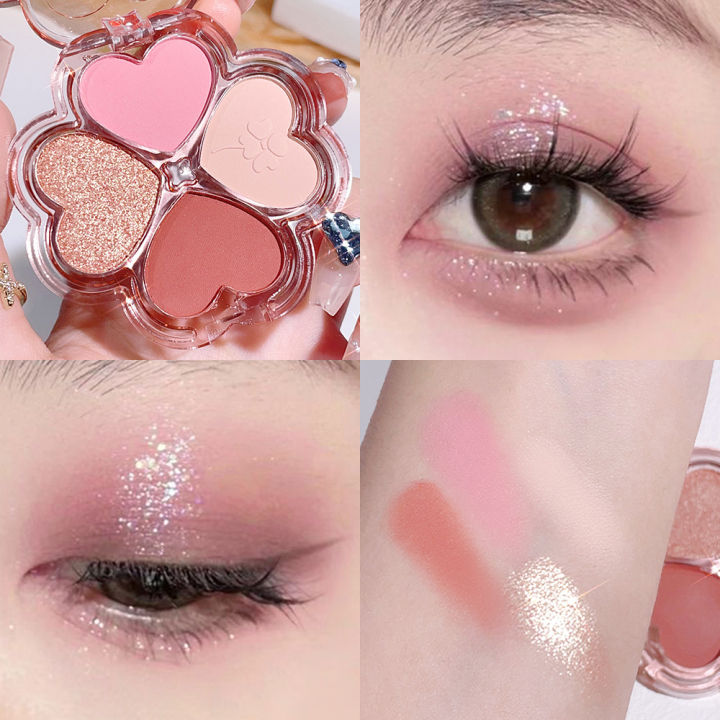 Clover%20Eyeshadow%20Palette%20Dreamy%20Eye%20Makeup%20Lucky%20Clover%20Four-color%20Pearlescent%20Matte%20Makeup%20Makeup%20Palette%20Shining%20And%20Charming%20BruberryBeE%20-%20Image%202