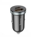 Hoco DZ19 PD30W+QC3.0 Dual Port Car Charger. 