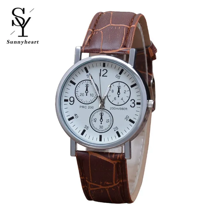Sunnyheart%20Men%20Quartz%20Watch%20Stylish%20Men's%20Quartz%20Watch%20Clear%20Print%20Dial%20Adjustable%20Faux%20Leather%20Strap%20High%20Accuracy%20Business%20Gift%20Faux%20Leather%20Strap%20Men%20Watch%20-%20Image%203