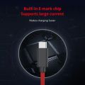 Black Shark Magnetic Charging Cable USB Charger Type C Gaming Cable for Blackshark 3/ 3 Pro Phones 18w Fast Charge 1.2m. 