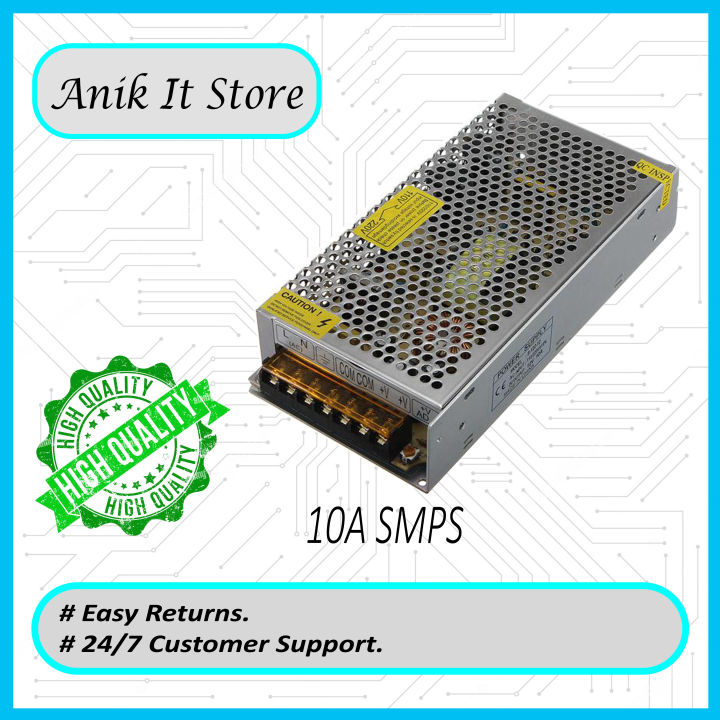 12V 10A DC SMPS Power Supply 120W