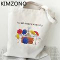 Friends Tv Show shopping bag bolsa recycle bag shopper shopping bag jute string sacolas. 