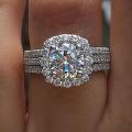 Fashion Cubic Zirconia Elegant Bridal Wedding Ring Luxury Square Shape Engagement Ring for Women Party Birthday Jewelry.