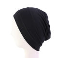 【Pioneer Gong】Women Modal Cotton Turban Ladies Night Sleep Hat Full Cover Inner Hijab Caps Muslim Stretch Beanie Cancer Hair Loss Chemo Cap. 