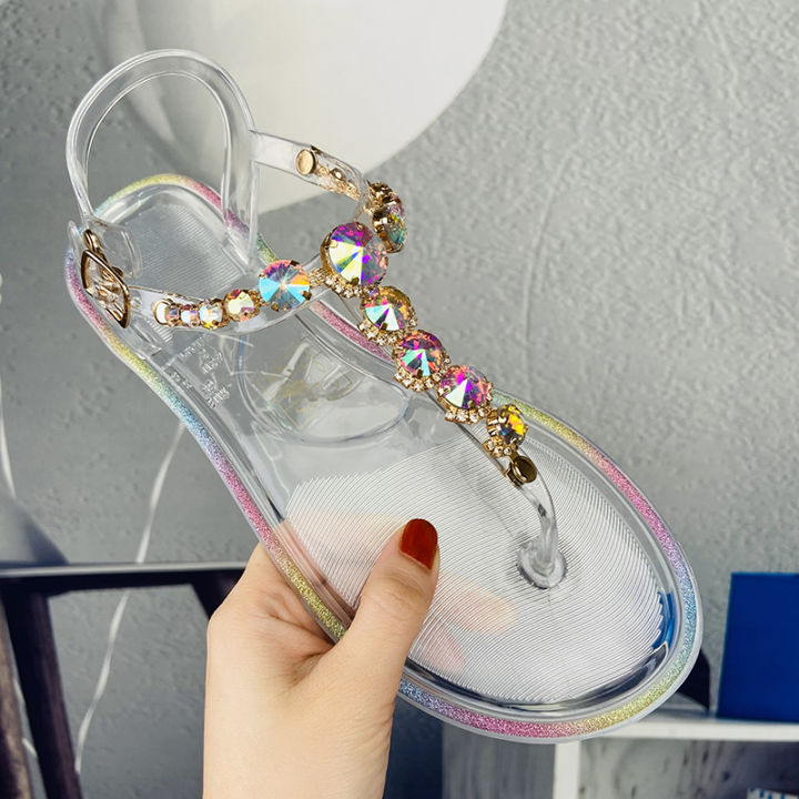 summer jelly shoes summer women jelly sandals cross border pvc