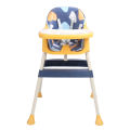 Toddler High Chair Ergonomic Baby Security High Chair Adjustable Slip Proof Safe for Kids for Dinner. 