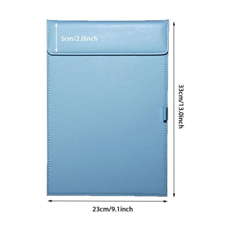 PU%20Leather%20Folder,%20A4%20Writing%20Board%20Office%20Meeting%20Conference%20Pad%20File%20Paper%20Clipboard%20With%20Pen%20Holder%20For%20Restaurant/Hotel/%20Hospital/Conference/Office%20Workers%20-%20Image%203