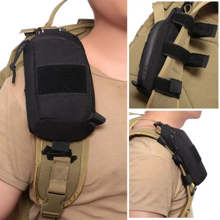 Outdoor Shoulder Strap Bag Backpack Sundries Accessories Pouch 900D Nylon EDC Tactical Molle Medical Bag Travel Hiking Hunting