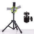 7 Feet Big Tripod Stand for Phone and Camera Adjustable Aluminium Alloy Big Tripod Stand Holder, Photo/Video Shoot, TIK Tok/YouTube Videos with Mobile Clip Holder Bracket. 