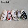 TaoziBaby Girls Square Mouth Polka Dot Canvas Shoes Baby Toddler Shoes Toddler Girl Shoes Kids Fashion. 