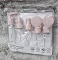 Travel Cosmetics Bottles Set Plastic Pressing Spray Bottle Super Cosmetics Packaging Travel Bottle Set 6Pcs/set Empty Bottles Travel kit Set. 