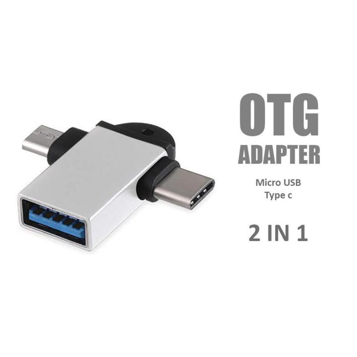 2 in 1 OTG Converter USB 3.0 to Micro USB and Type C Adapter USB 3.0 Micro USB
