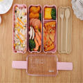 Lunch Bag,Re-usable Airtight Food Storage Containers, Dishwasher Safe,900 ML Bento Lunch Box Set With Bento. 