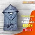 Luxurious Bathrobe, 100% Cotton Adult Bathrobe SPA Bath Robe, So Soft & Comfortable. 