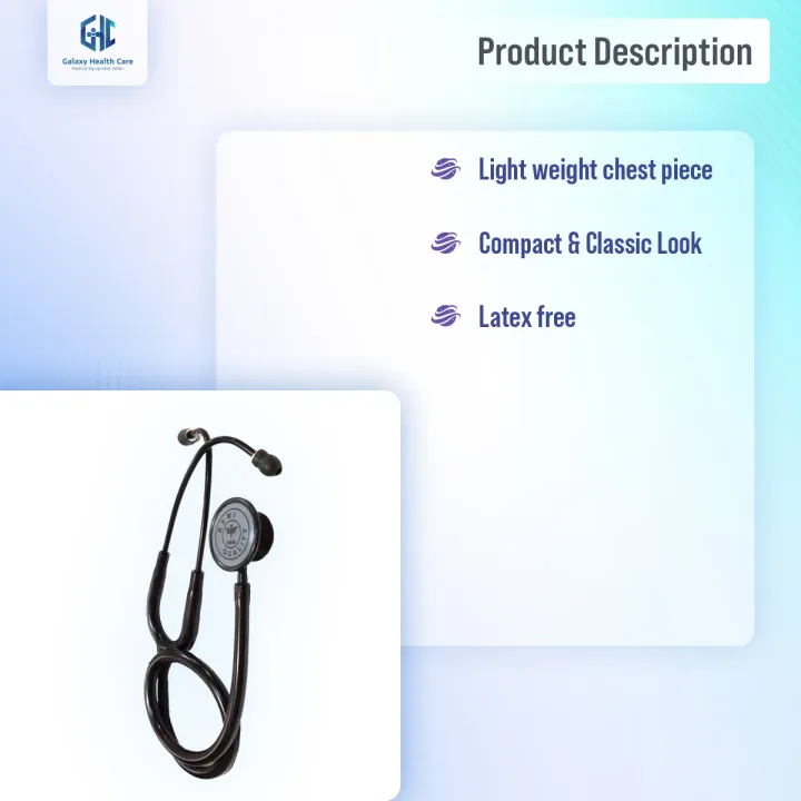 BSMI%20Black%20Edition%20Light%20Weight%20Stethoscope%20-%20Image%203