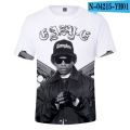 Trendy Fashion Men/women 3D Print Eazy E T-shirt Gangsta Rap Compton Short Sleeve T-shirt Summer Street Design O Neck Clothes. 