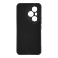 Honor 400 Pro(Global), Slim Fit Silky And Soft Touch Finish Silicone Matte Finish TPU - Black & Blue (With Logo). 