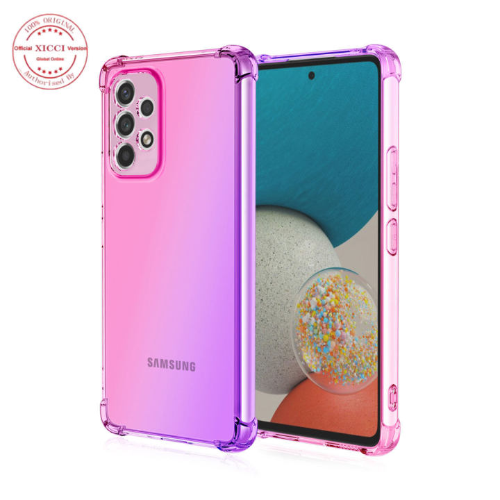 lthmy for Samsung Galaxy A53 5G Gradient Color Case Cover Soft TPU ...