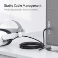 KIWI design USB3.0 to Type C Link Cable for Quest3/Quest 2 Accessories 16FT/5M Maximum 5Gbps Data Transfer Speed USB C Cable. 
