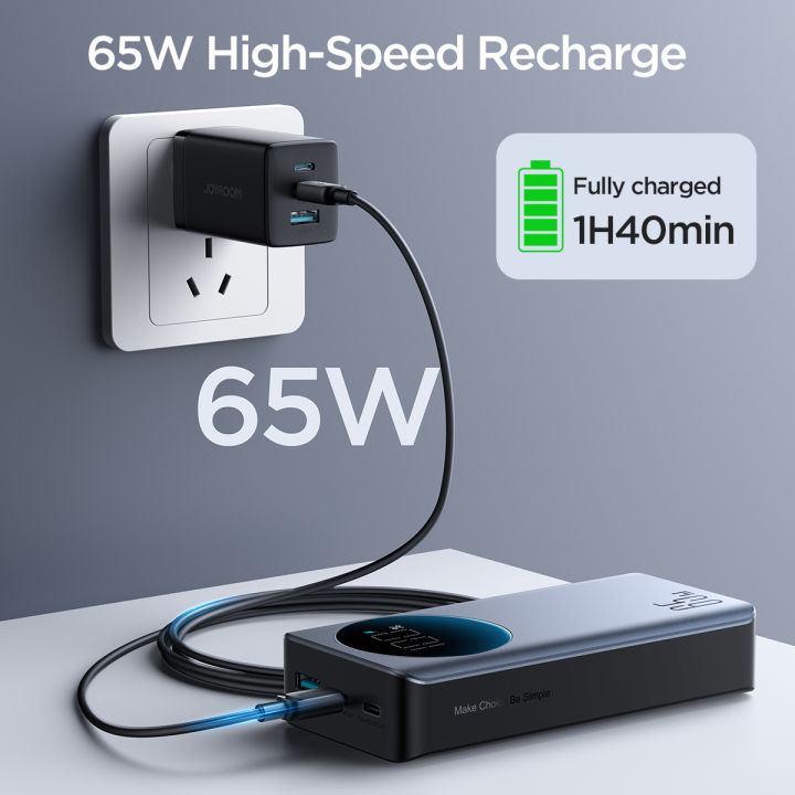 Joyroom%20JR-PBF05%2065W%20Digital%20Display%20Fast%20Charging%20Power%20Bank%2030000mAh%20-Black%20-%20Image%206