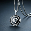 Turkish Stylish Necklace for Men chain gift Metal Jewelry islamic necklace.