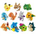 Pokemon Pikachu Series Diy Diamond Building Block  Toy Birthday Present color:083-135pcs. 