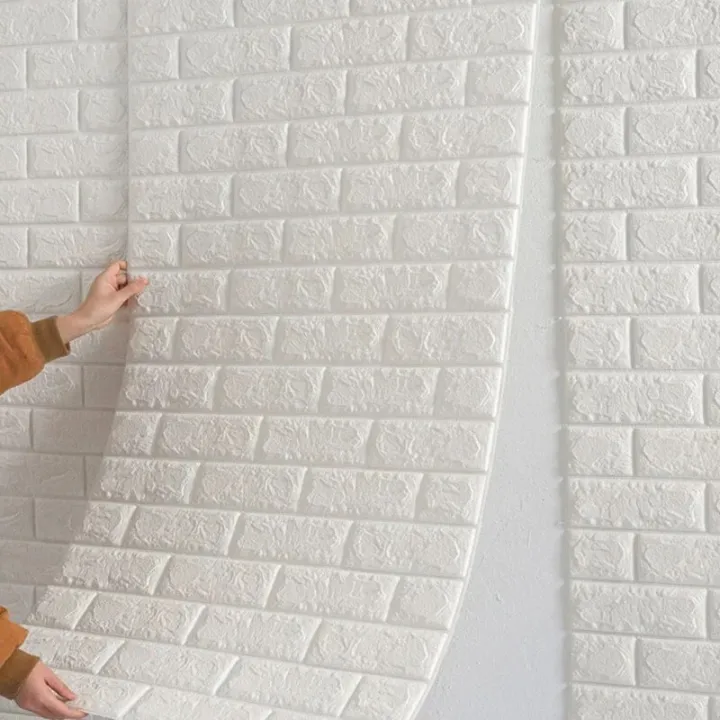 70cm*10m%203D%20Self-Adhesive%20Wallpaper%20Continuous%20Waterproof%20Brick%20Wall%20Sticker%20Living%20Room%20Bedroom%20Children's%20Room%20Home%20Decoration%20-%20Image%202
