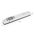 Mini Portable Handheld Document & Images Scanner A4 Size JPG/PDF Formate 1050DPI Resolution LCD Display for Business Receipt. 