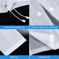 1 Pcs Raincoat High Quality Long Rain coat Lightweight 0.15mm Thick Travel Rain coat for men women.