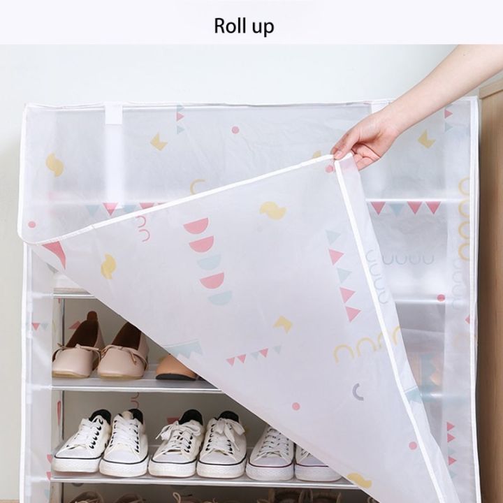 Shoe%20Rack%20Dust%20Cover%20Multi-Layer%20Shelf%20Cover%20Simple%20Shoe%20Cabinet%20Storage%20Cloth%20Covers%20Household%20Indoor%20Waterproof%20Dustcover%20-%20Image%204