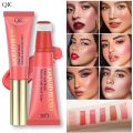 QIC Cross-Border Light Transparent Soft Color Blusher Moisturizing Water Moisturizing Easy to Open Silky Makeup Liquid Blush Rouge Beauty Makeup. 