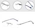 Titanium Rimless Unisex Frame - In Odysses For Optics Zone Bid - Elevate Your Style With These Titanium Rimless Unisex Frames By Odysses.