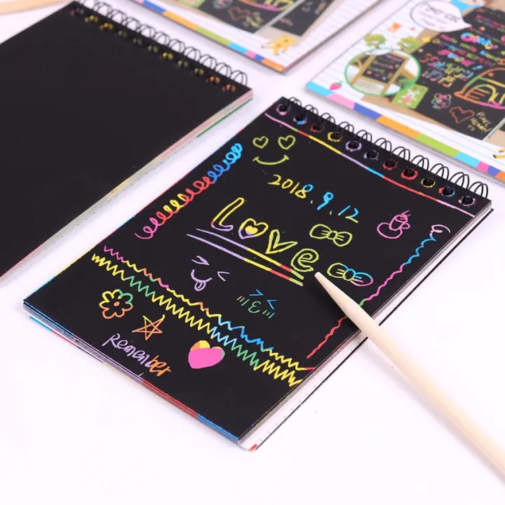 %E3%80%90DATA%20FROG%20Global%20MALL%E3%80%91Scratch%20Black%20Cardboard%20Creative%20DIY%20Draw%20Paper%20Notebook%20Cute%20Supplies%20Stationery%20-%20Image%203