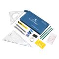 Geometry Math Set with Shatterproof Storage Box Geometry Tools for Architectural Drawing Civil Engineering Students Study Office. 