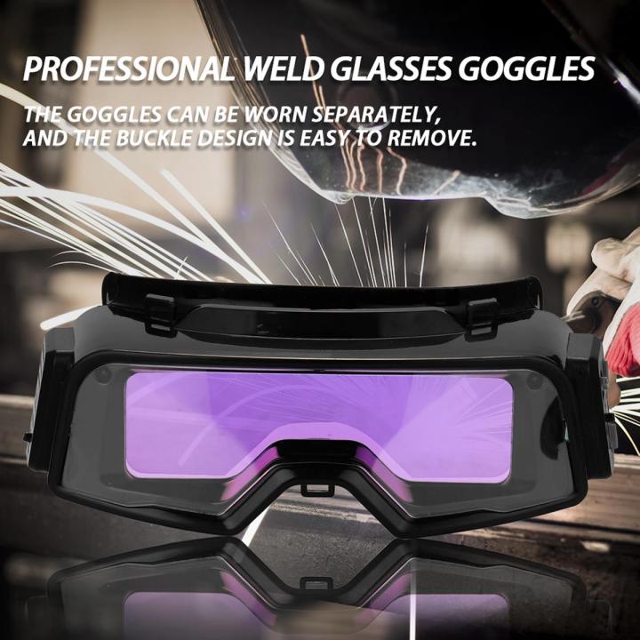 KOGEEK Auto Darkening Welding Goggles for TIG MIG MMA Professional Weld Glasses Goggles Multifunction Utility Tool